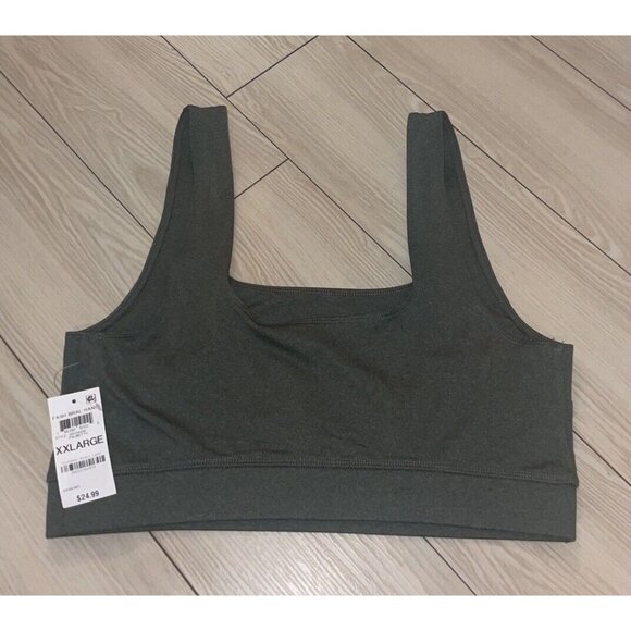 Jenni Square Neck Bra Bralette Bra Unlined WF WPL8046 Womens XXL Green New Nwt - Picture 5 of 5